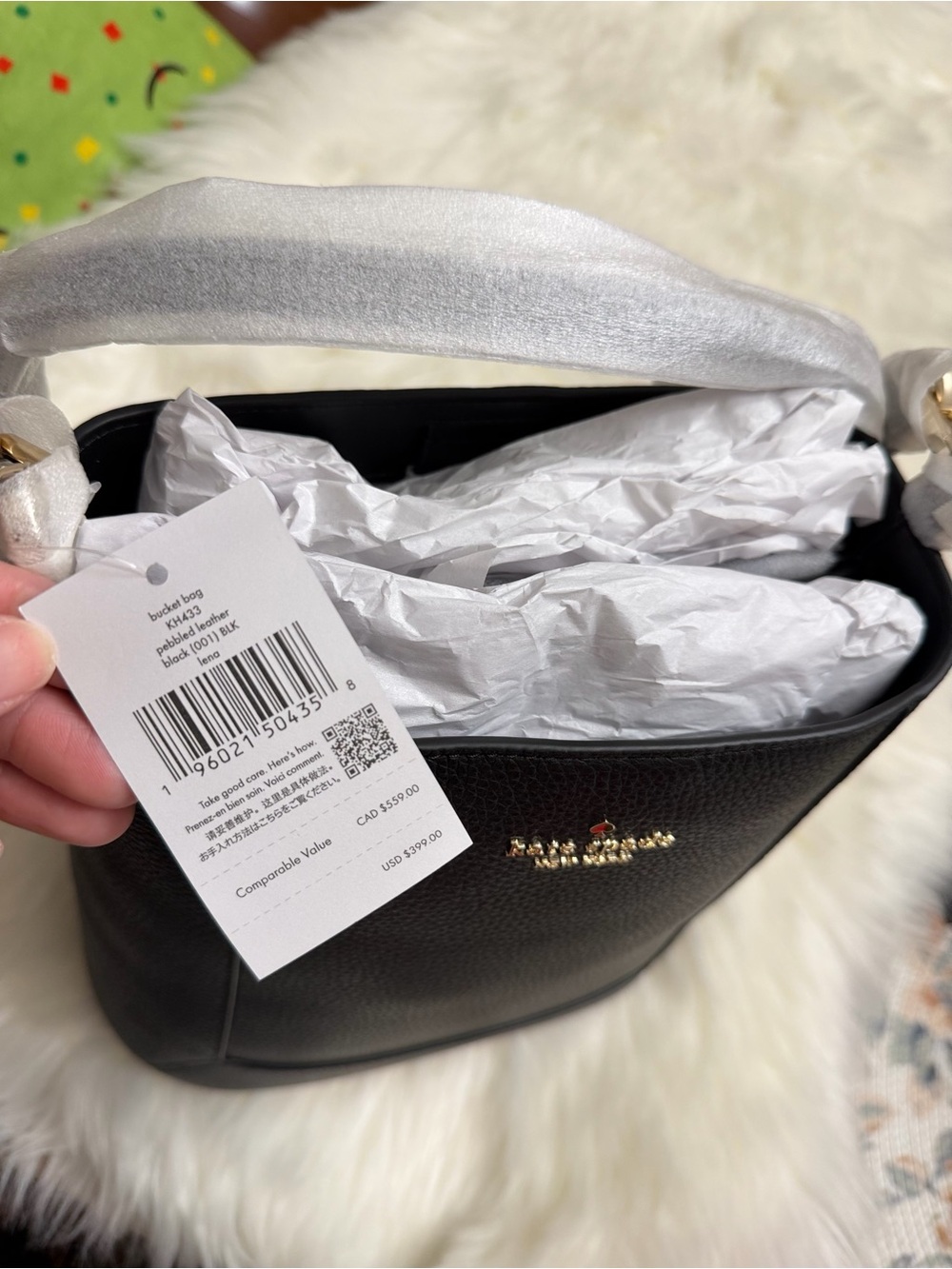 Kate Spade New York Black Leather Shoulder Bag - Picture 7 of 11